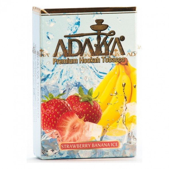 Табак Adalya - Strawberry Banana Ice (Ледяная Клубника и Банан, 50 грамм, Акциз) купить в Ижевске