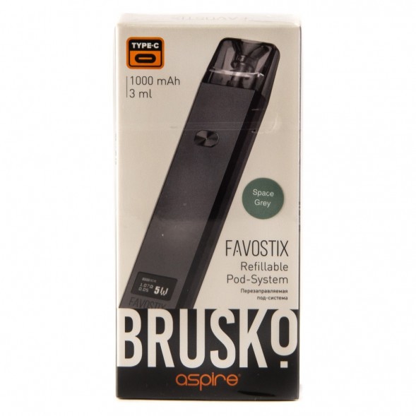 Электронная сигарета Brusko - Favostix (Серый) купить в Ижевске