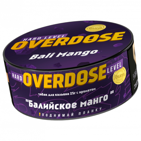 Табак Overdose - Bali Mango (Балийское Манго, 25 грамм) купить в Ижевске
