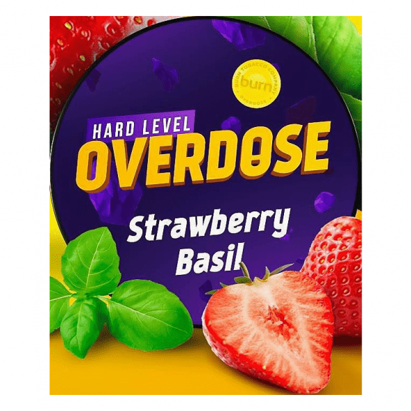 Табак Overdose - Strawberry Basil (Клубника-Базилик, 200 грамм) купить в Ижевске