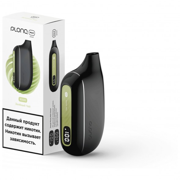 PLONQ MAX SMART - Зелёный Чай (8000 затяжек) купить в Ижевске