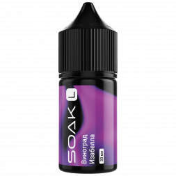 Жидкость SOAK L30 - Isabella Grapes (Виноград Изабелла, 30 мл, 2 мг)