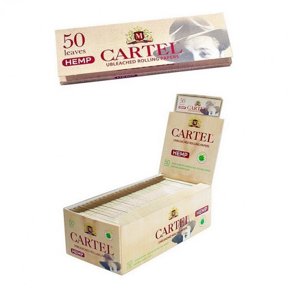 Бумага для самокруток Cartel - Organic Hemp Unbleached (50 штук) купить в Ижевске