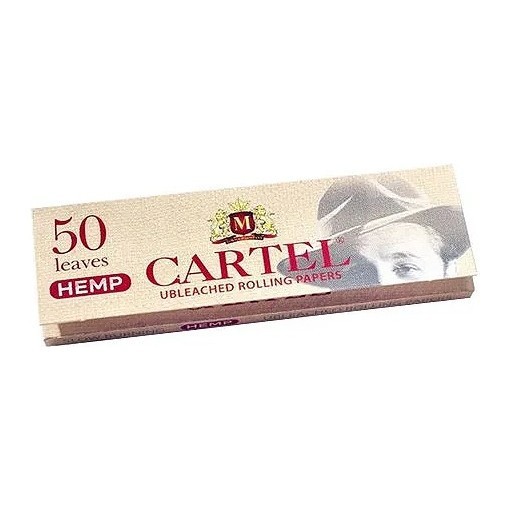 Бумага для самокруток Cartel - Organic Hemp Unbleached (50 штук) купить в Ижевске