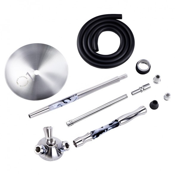 Кальян UNION - Fibonacci Акрил Чёрный II (Без Колбы) купить в Ижевске