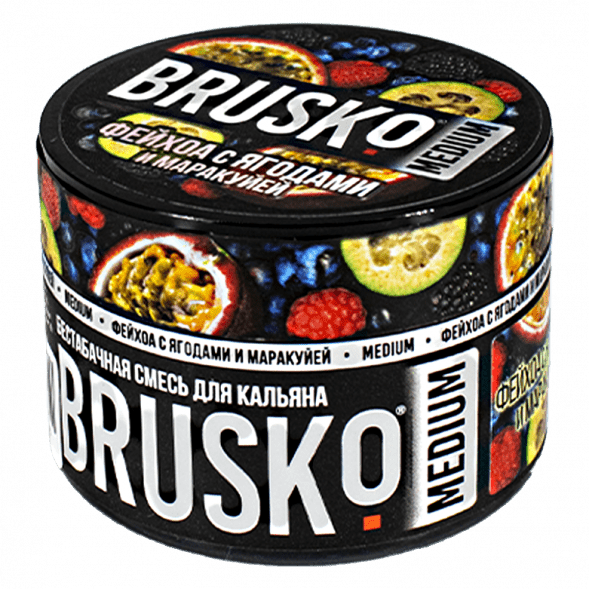 Смесь Brusko Medium - Фейхоа с Ягодами и Маракуйей (250 грамм) купить в Ижевске