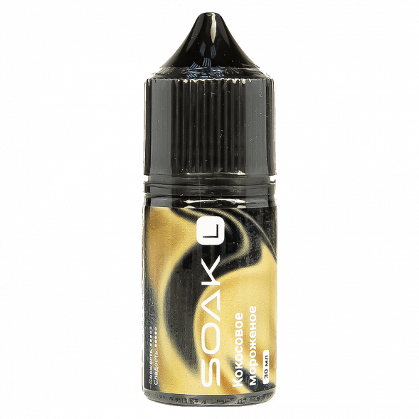 Жидкость SOAK L30 - Ice Cream Coconut (Кокосовое Мороженое, 30 мл, 2 мг) купить в Ижевске