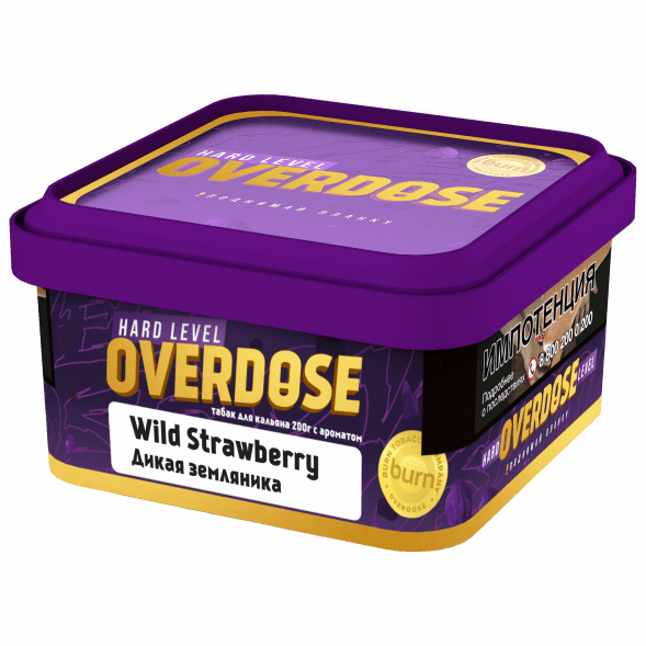 Табак Overdose - Wild Strawberry (Дикая Земляника, 200 грамм) купить в Ижевске