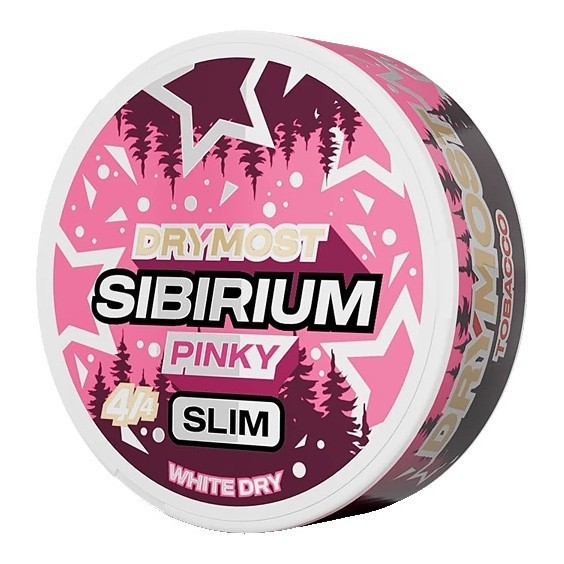 Табак жевательный DryMost - Sibirium Pinky Slim (Сибирский Малиновый Лимонад, 12 грамм) купить в Ижевске