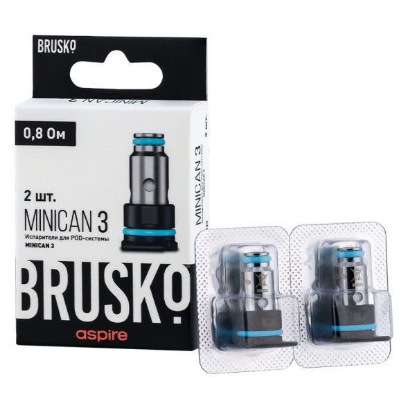 Испарители для Brusko Minican 3 (AF Mesh Coil, 0.8 Ом, 2 шт.) купить в Ижевске