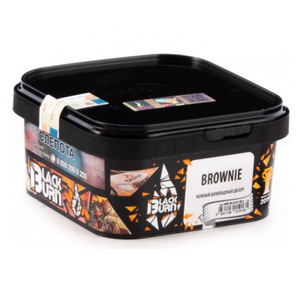 Табак BlackBurn - Brownie (Шоколадный Десерт, 200 грамм) купить в Ижевске