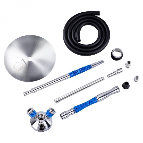 Кальян UNION - Fibonacci Акрил Голубой II (Без Колбы) купить в Ижевске