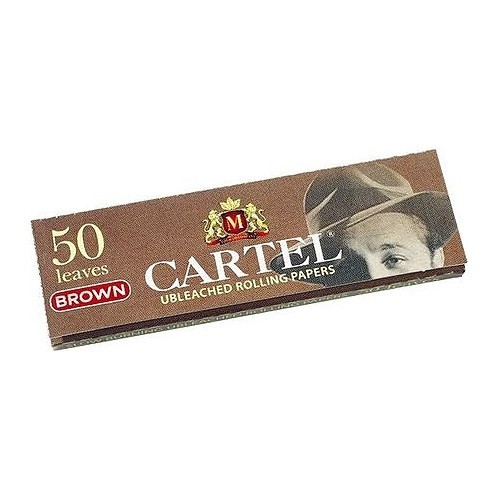 Бумага для самокруток Cartel - Brown Unbleached (50 штук) купить в Ижевске