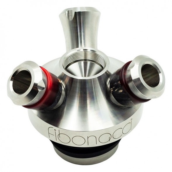 Кальян UNION - Fibonacci Гибрид (Чёрно-Красный, Без Колбы) купить в Ижевске