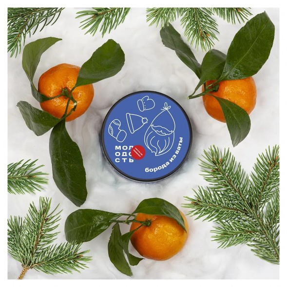 Табак Молодость - Борода из Ваты (Мандарины и Ёлка, 25 грамм) купить в Ижевске