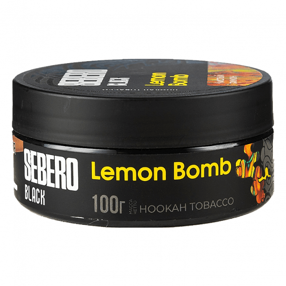 Табак Sebero Black - Lemon Bomb (Кислый Лимон, 100 грамм) купить в Ижевске