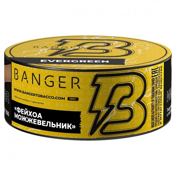 Табак Banger - Evergreen (Фейхоа Можжевельник, 100 грамм) купить в Ижевске