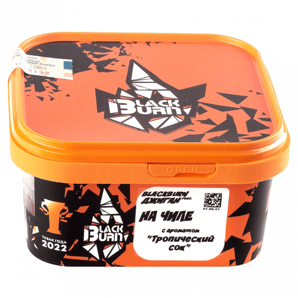 Табак BlackBurn - На Чиле (Тропический Сок, 200 грамм) купить в Ижевске