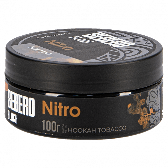 Табак Sebero Black - Nitro (Нитро, 100 грамм) купить в Ижевске