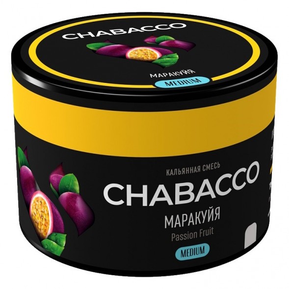 Смесь Chabacco MEDIUM - Passion Fruit (Маракуйя, 40 грамм) купить в Ижевске