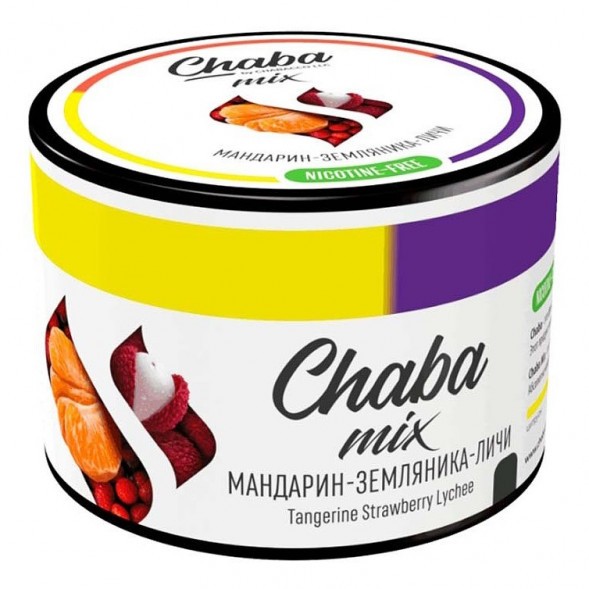 Смесь Chaba Mix - Tangerine Strawberry Lychee (Мандарин, Земляника, Личи, 40 грамм) купить в Ижевске