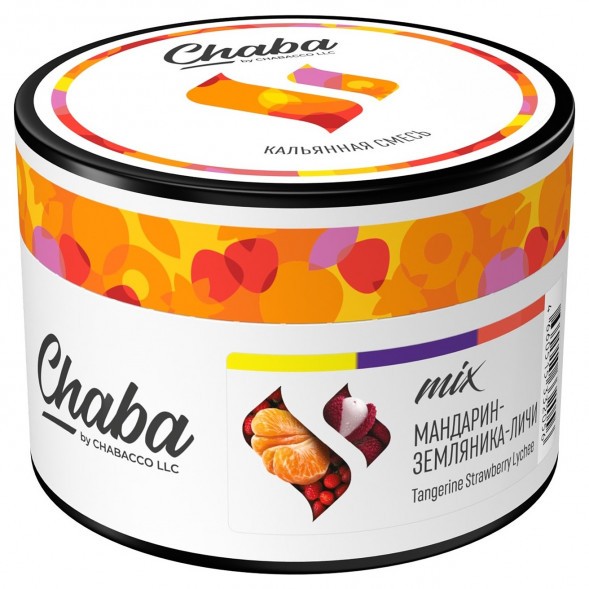 Смесь Chaba Mix - Tangerine Strawberry Lychee (Мандарин, Земляника, Личи, 40 грамм) купить в Ижевске