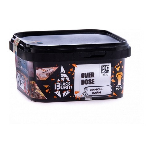 Табак BlackBurn - Overdose (Лимон - Лайм, 200 грамм) купить в Ижевске