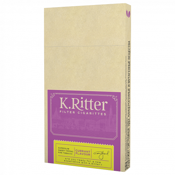 Сигариты K.Ritter - Currant SuperSlim (Смородина​​, 20 штук) купить в Ижевске