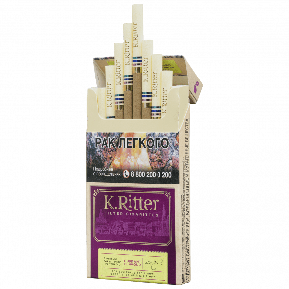 Сигариты K.Ritter - Currant SuperSlim (Смородина​​, 20 штук) купить в Ижевске