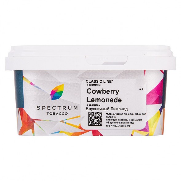 Табак Spectrum - Cowberry Lemonade (Брусничный Лимонад, 200 грамм) купить в Ижевске