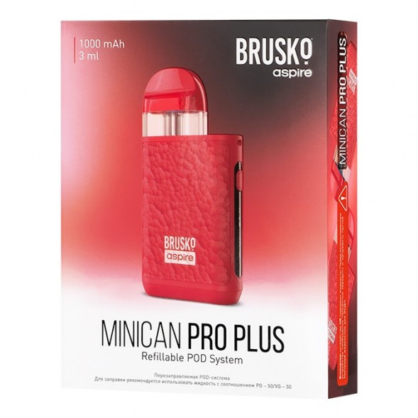 Электронная сигарета Brusko - Minican PRO Plus (Красный) купить в Ижевске