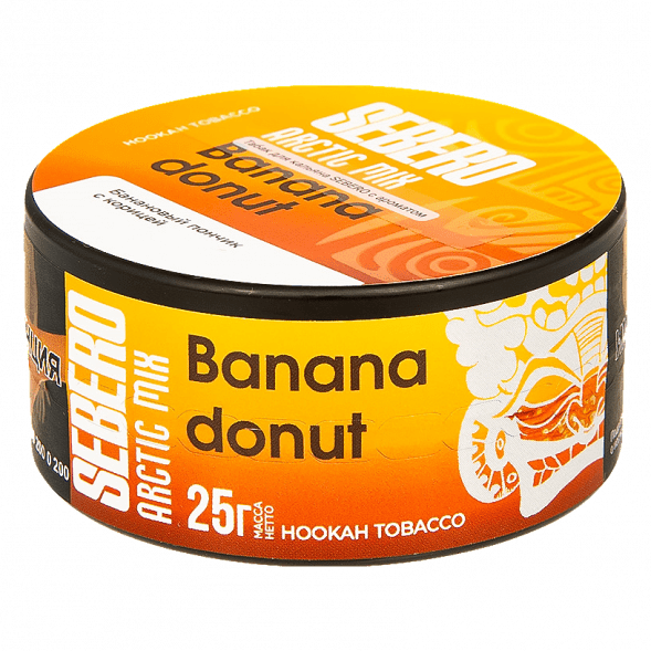 Табак Sebero Arctic Mix - Banana Donut (Банана Донат, 25 грамм) купить в Ижевске