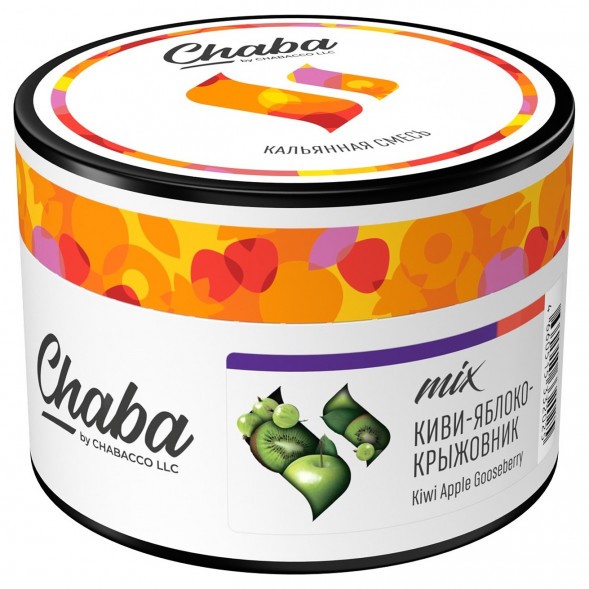 Смесь Chaba Mix - Kiwi Apple Gooseberry (Киви, Яблоко, Крыжовник, 40 грамм) купить в Ижевске