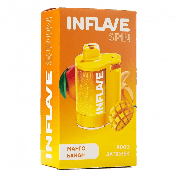INFLAVE SPIN - Манго Банан (8000 затяжек) купить в Ижевске