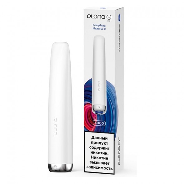 PLONQ PLUS PRO - Голубика Малина (Blueberry Raspberry, 4000 затяжек) купить в Ижевске