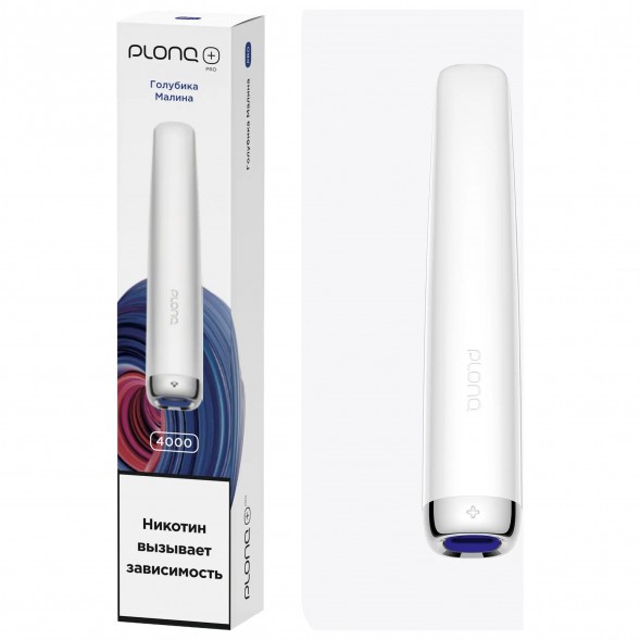 PLONQ PLUS PRO - Голубика Малина (Blueberry Raspberry, 4000 затяжек) купить в Ижевске