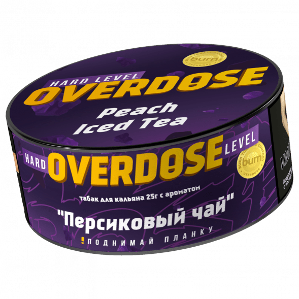 Табак Overdose - Peach Iced Tea (Холодный Персиковый Чай, 25 грамм) купить в Ижевске