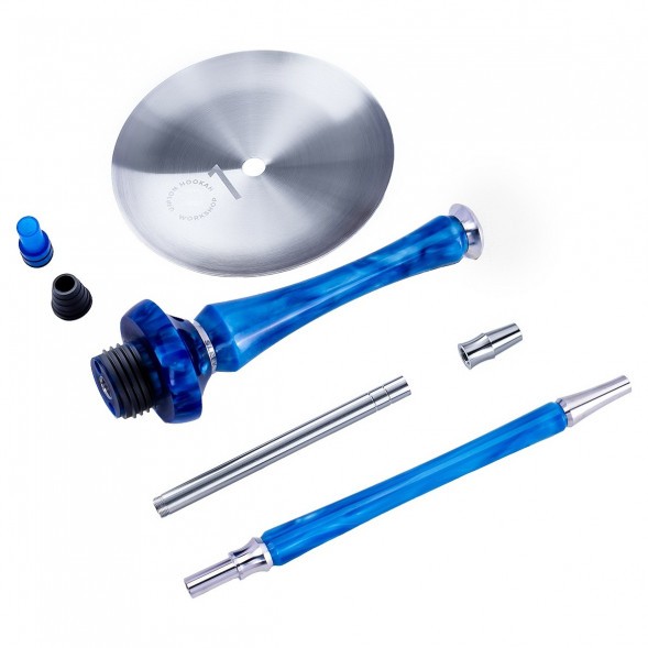 Кальян UNION - Sleek Акрил Full (Голубой, Без Колбы) купить в Ижевске