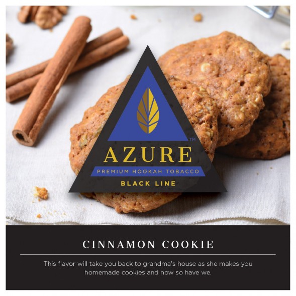 Табак Azure Black - Cinnamon Cookies (Печенье с Корицей, 100 грамм) купить в Ижевске