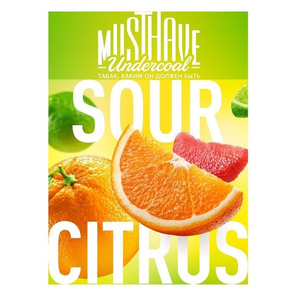 Табак Must Have - Sour Citrus (Кислый Цитрус, 25 грамм) купить в Ижевске