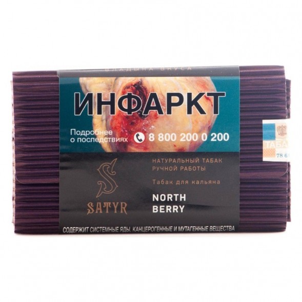 Табак Satyr - North Berry (Северная Ягода, 200 грамм) купить в Ижевске