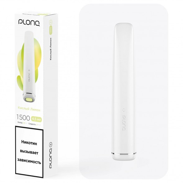 PLONQ PLUS - Кислый Лимон (1500 затяжек) купить в Ижевске