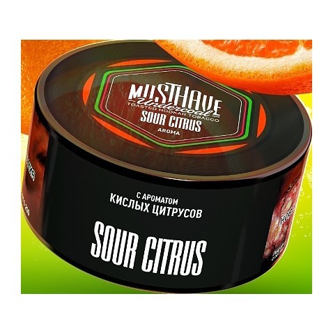 Табак Must Have - Sour Citrus (Кислый Цитрус, 125 грамм) купить в Ижевске