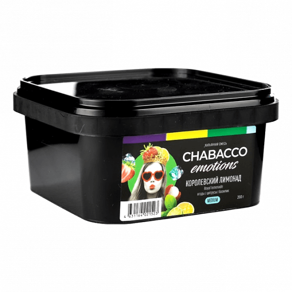 Смесь Chabacco Emotions MEDIUM - Royal Lemonade (Королевский Лимонад, 200 грамм) купить в Ижевске