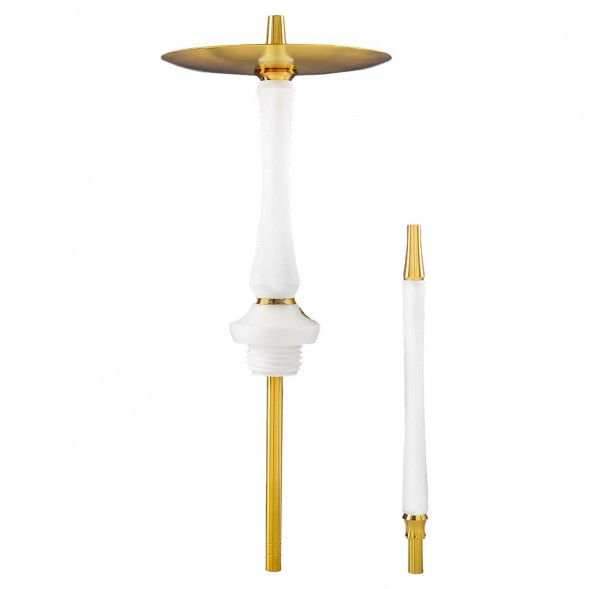 Кальян UNION - Sleek PVD White (Белый, Без Колбы) купить в Ижевске