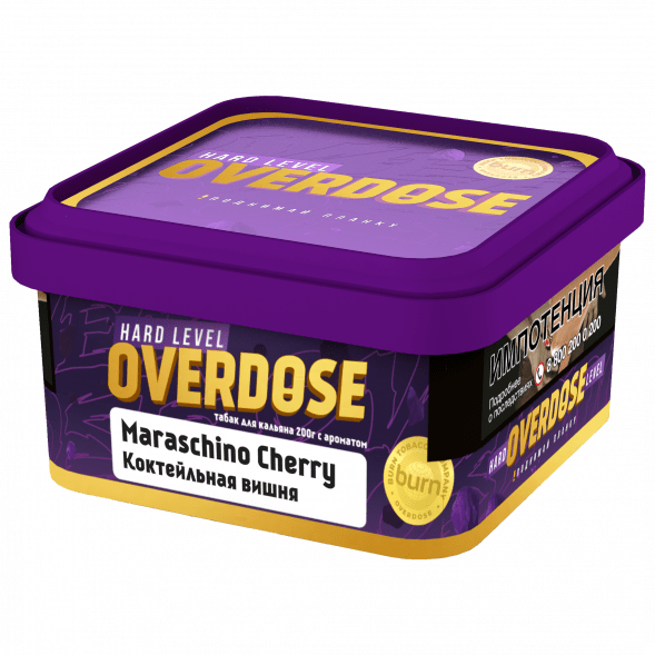 Табак Overdose - Maraschino Cherry (Коктейльная Вишня, 200 грамм) купить в Ижевске