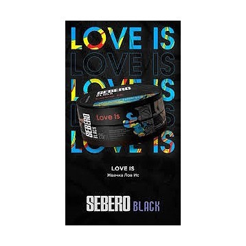 Табак Sebero Black - Love Is (Жвачка Лов Ис, 100 грамм) купить в Ижевске