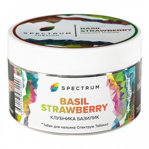Табак Spectrum - Basil Strawberry (Клубника Базилик, 200 грамм) купить в Ижевске