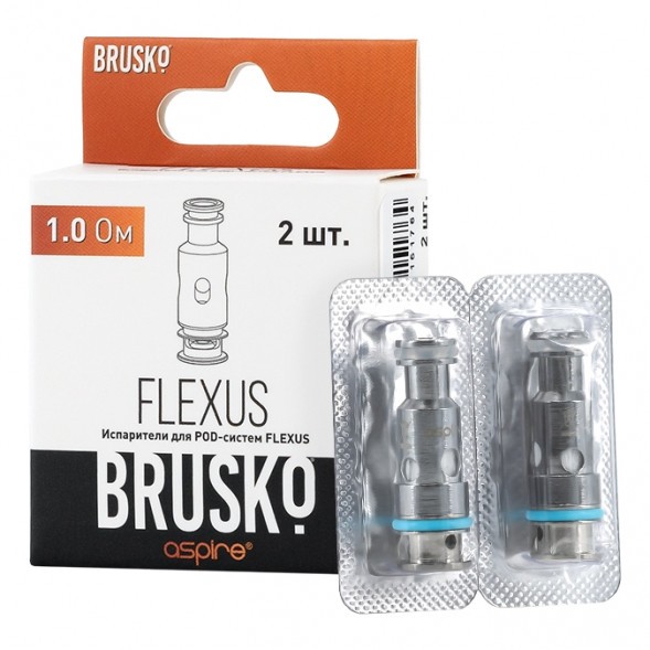Испарители для Brusko Flexus (AF Mesh Coil, 1 Ом, 2 шт.) купить в Ижевске