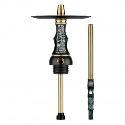 Кальян Alpha Hookah - Beat Vandal Green (Прозрачная Колба)